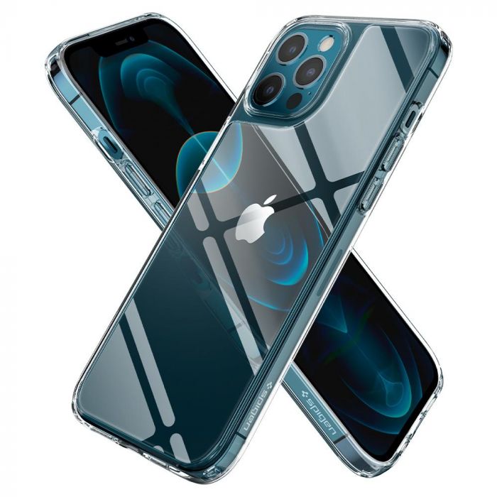 Чохол Spigen для iPhone 12 Pro Max Quartz Hybrid, Crystal Clear