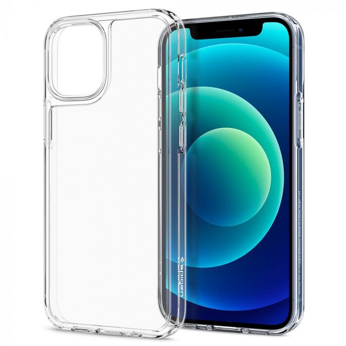 Чохол Spigen для iPhone 12 Mini Quartz Hybrid, Chrystal Clear