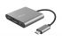 USB-хаб Trust Dalyx 3-in-1 Multiport USB-C Adapter ALUMINIUM