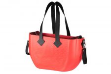 Сумка Nuvita MyMia червоний корпус/червона підкл.для мам /чорні шкіряні ручки, бокові фіксатори, ремені на візок