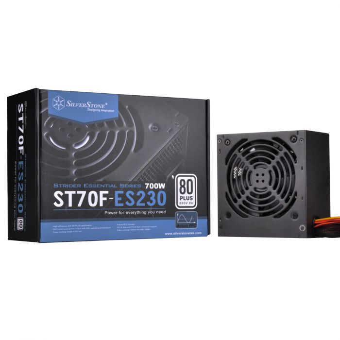 Блок живлення SilverStone STRIDER ST70F-ES230 (700W), aPFC,12см,24+8,4xSATA,4xPCIe,1xFDD,+3