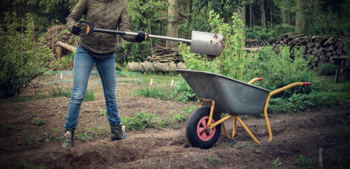 Fiskars Лопата пряма SmartFit телескопична, 105.4 - 125 см, 1660г