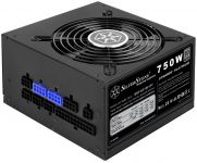 Блок живлення SilverStone STRIDER ST75F-PT V1.1(750W),80+Platinum,aPFC,14см,24+2x8,8xSATA,4xPCIe,+2,модульний