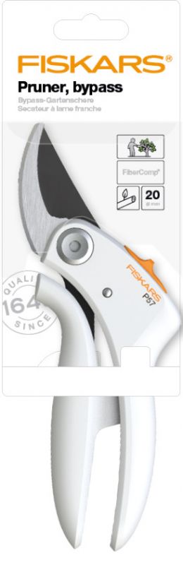 Fiskars Секатор площинний White P57