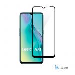 Захисне скло 2E Basic для Oppo A31, 2.5D FCFG, black border