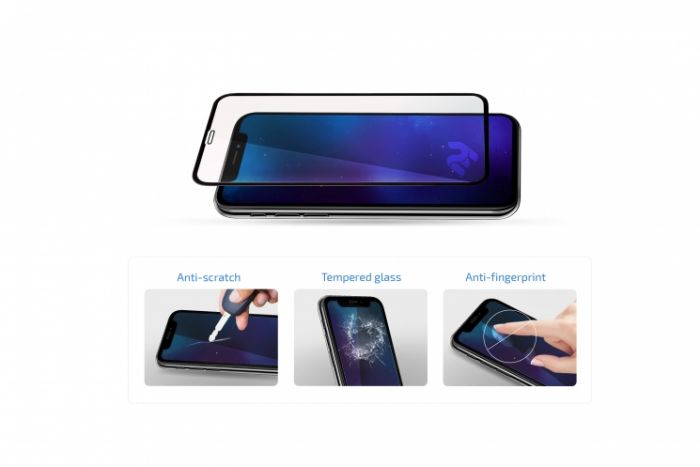 Захисне скло 2E Basic для Alcatel  1 (5033D), 2.5D FCFG, black border