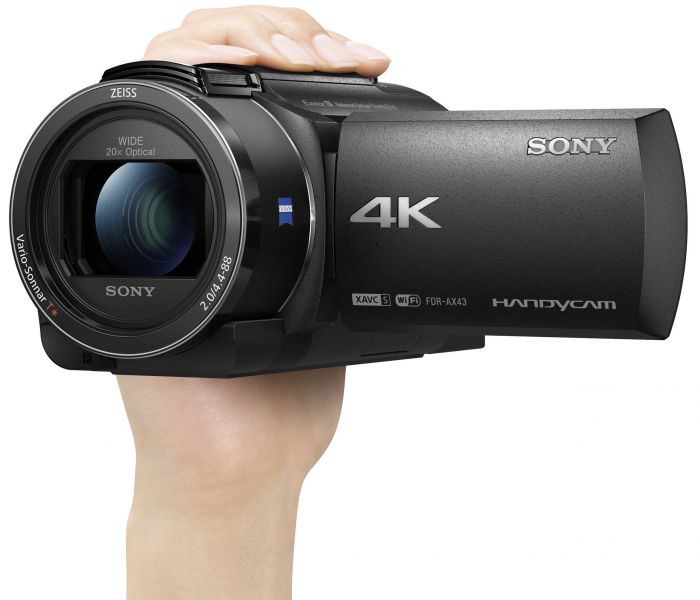Цифр. відеокамера 4K Flash Sony Handycam FDR-AX43 Black