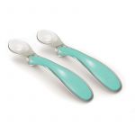 Набір силіконових ложечок для годування Nuvita Easy Eating 6м + 2 шт. зелений NV8480COOLGREEN