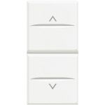 Bticino Axolute Кнопка подвійна з блокуванням 1Р (NO) + 1Р (NO) 10 А 250 В ~, колір білий