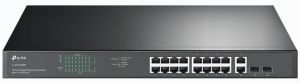 Комутатор TP-LINK TL-SG1218MP 16xGE/PoE+ 250W 2xGE 2xcomboGE/SFP 19" 1U
