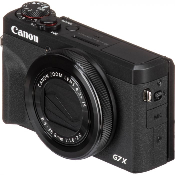 Цифр. фотокамера Canon Powershot G7 X Mark III Black VLogger