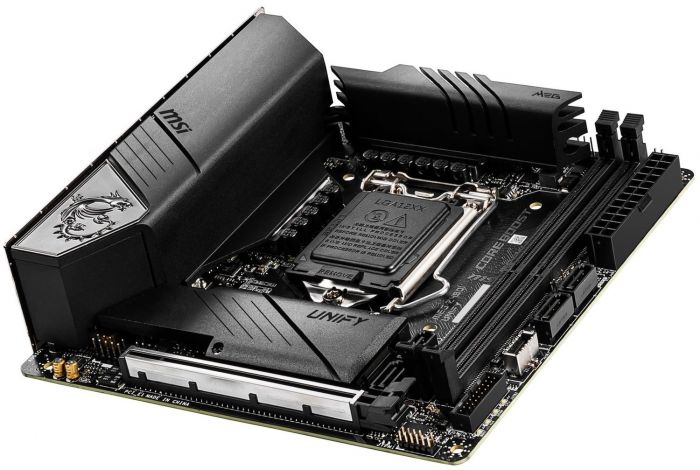 Материнcька плата MSI MEG Z490I UNIFY s1200 Z490 2xDDR4 HDMI-DP mITX