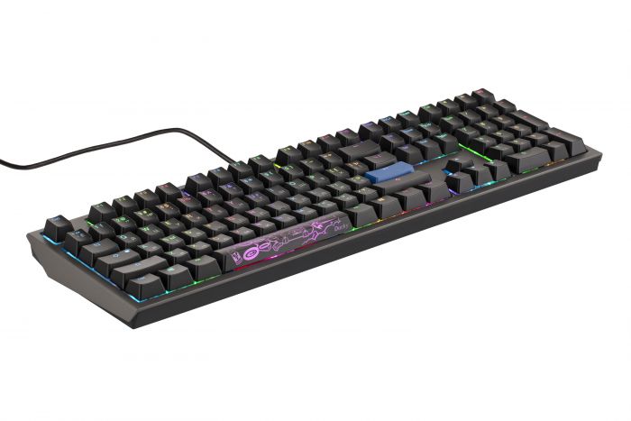 Клавіатура Ducky Shine 7 Cherry Blue RGB LED UA/RU Grey-Black
