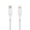 Кабель Belkin USB-С - Lightning, BRAIDED, 1m, white