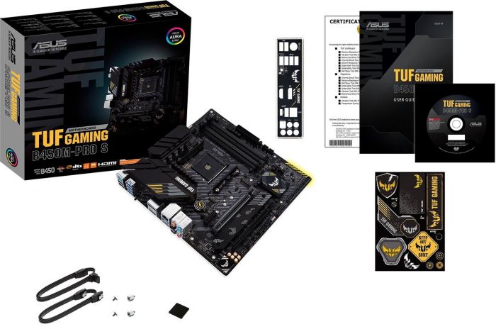 Материнcька плата ASUS TUF GAMING B450M-PRO S sAM4 B450 4xDDR4 HDMI-DP mATX
