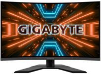 Монітор LCD GIGABYTE 31.5" G32QC-A, 2xHDMI, DP, 2xUSB, VA, 2560x1440, 165Hz, 1ms, 93%DCI-P3, CURVED, FreeSync, HDR400