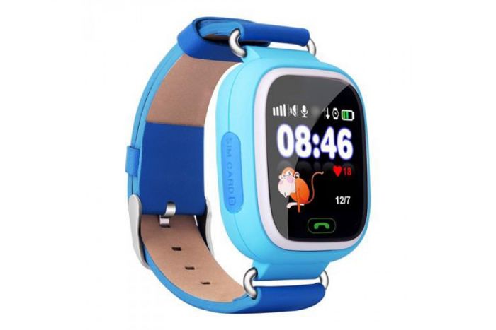 Дитячий GPS годинник-телефон GOGPS ME К04 синій