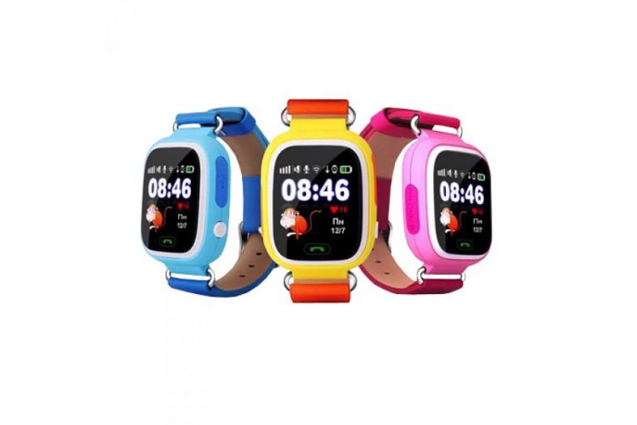 Дитячий GPS годинник-телефон GOGPS ME К04 синій