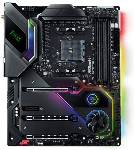 Материнська плата ASRock X570 TAICHI RAZER EDITION sAM4 X570 4xDDR4 HDMI M.2 802.11ax+BT6 2.5G LAN Type-C SPDIF ATX