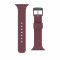 Ремінець UAG [U] для Apple Watch 44/42 [U] Dot Silicone, Aubergine
