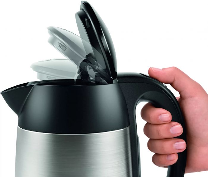 Електрочайник Bosch TWK3P420 - 1.7л/нерж. сталь