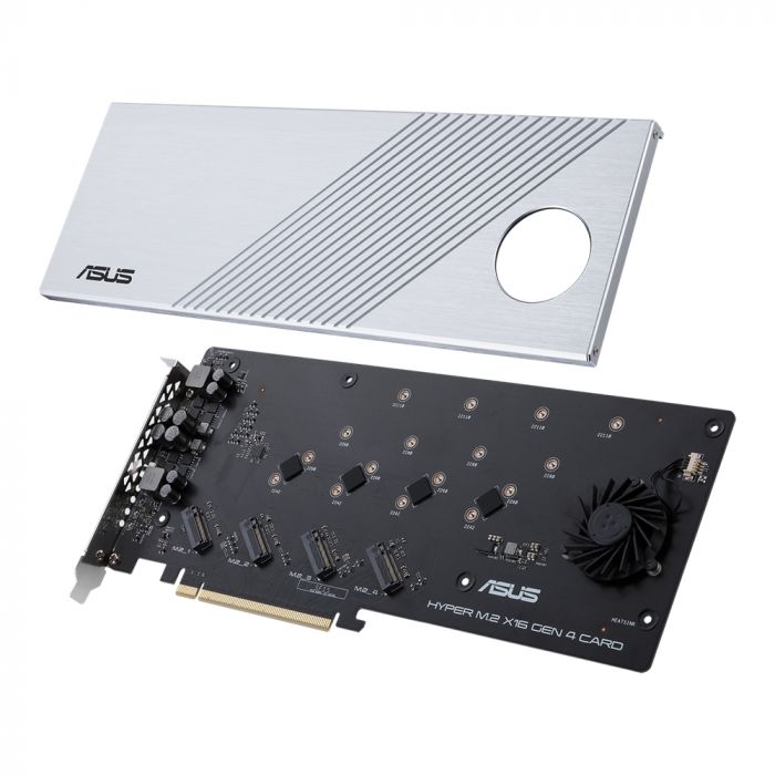 Плата-адаптер PCIe ASUS Hyper M.2 X16 PCIe 3.0 X4 Expansion Card GEN 4