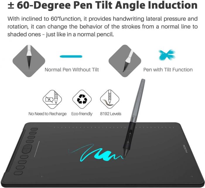 Графічний планшет Huion H1161 ,Black