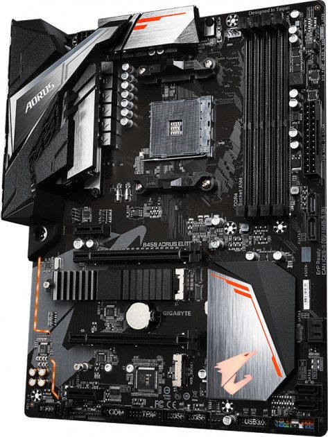 Материнська плата GIGABYTE B450 AORUS ELITE V2 sAM4 B450 4xDDR4 M.2 HDMI-DVI ATX