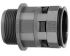 Муфта DKC труба-коробка DN17мм, M20х1.5, поліамід, чорна