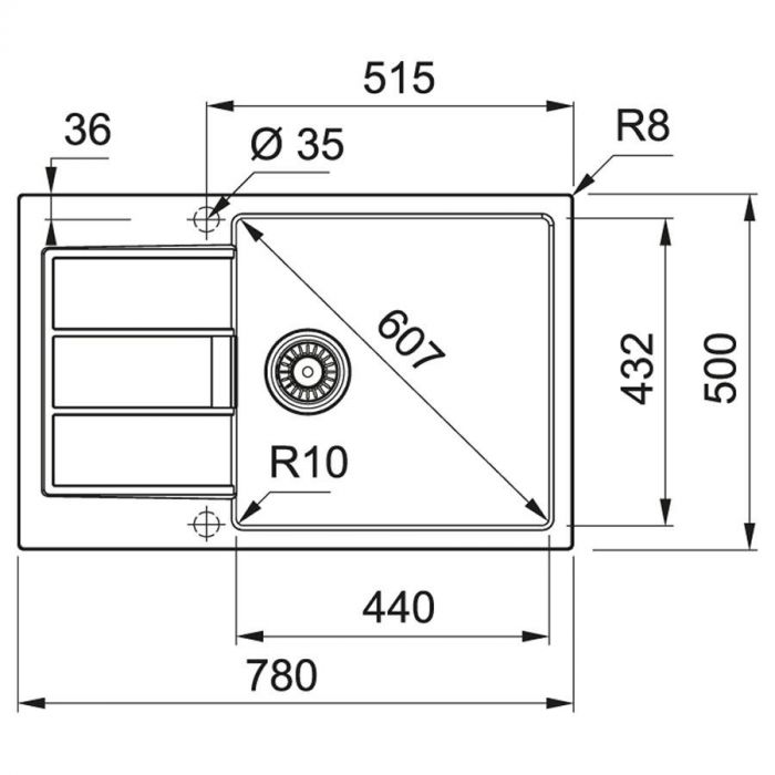 Кухонна мийка Franke Sirius 2.0 S2D 611-78 XL/143.0621.339