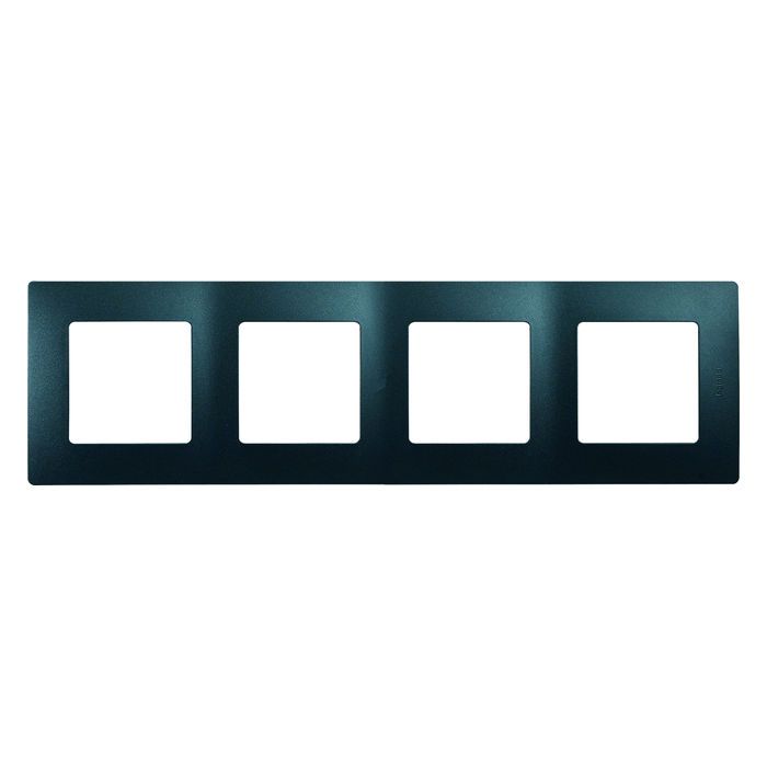 Рамка 4-х кратна Etika антрацит