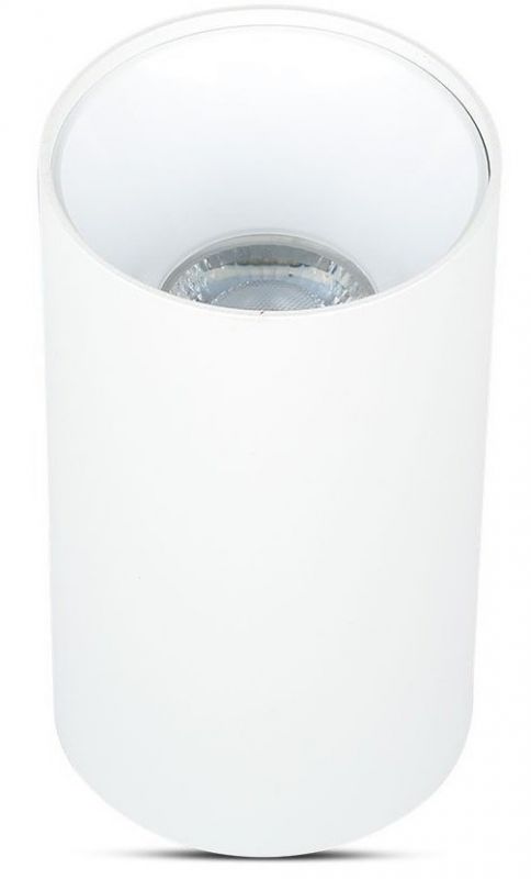 Накладний точковий світильник V-TAC, SKU-8588, GU10 Fitting Round White & White