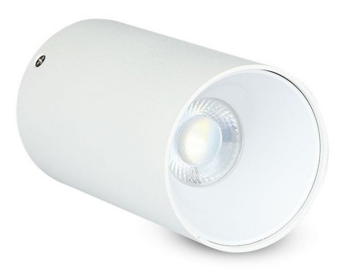 Накладний точковий світильник V-TAC, SKU-8588, GU10 Fitting Round White & White
