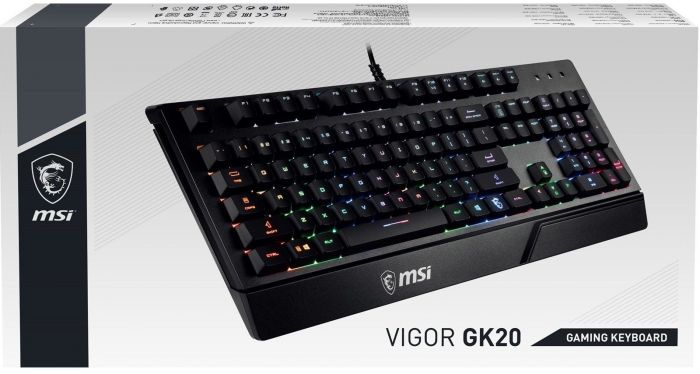 Геймерська клавіатура MSI Vigor GK20 UA S11-04UA208-CLA