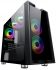 Корпус 2E GAMING CLARUS (GM5) MiniT, 2xUSB2.0,1xUSB3.0, 2x140мм ARGB,1x120мм ARGB, скло (передня/бічна панель),без БЖ,чорний
