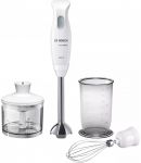 Блендер Bosch заглибний, 600Вт, подрібнювач, вінчик, білий