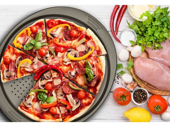 Форма для випікання піци Tefal Easy grip 34 см, вуглецева сталь