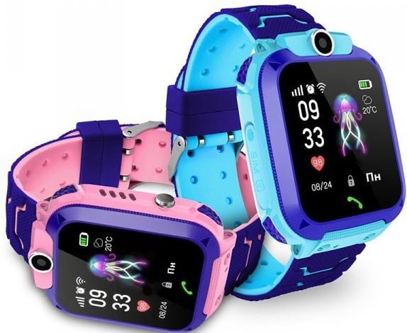 Дитячий GPS годинник-телефон GOGPS ME K16S Синій