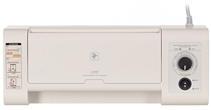 Ламінатор А4 2E L-4200, 300мм/хв, 80-200мкм, гаряче та холодне ламінування