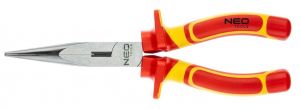 Плоскогубці NEO подовжені, 200 мм, 1000 в, поліровані