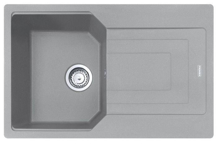 Кухонні мийки Franke Urban UBG 611-78/114.0574.944/фраграніт/з крилом/780х500 х220/сірий камінь