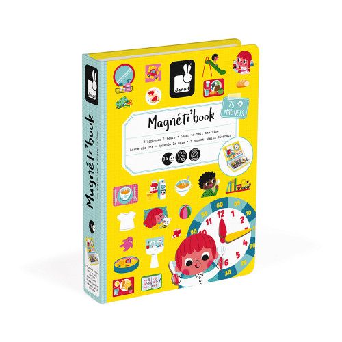 Магнітна книга Janod Вчимося називати час J02724