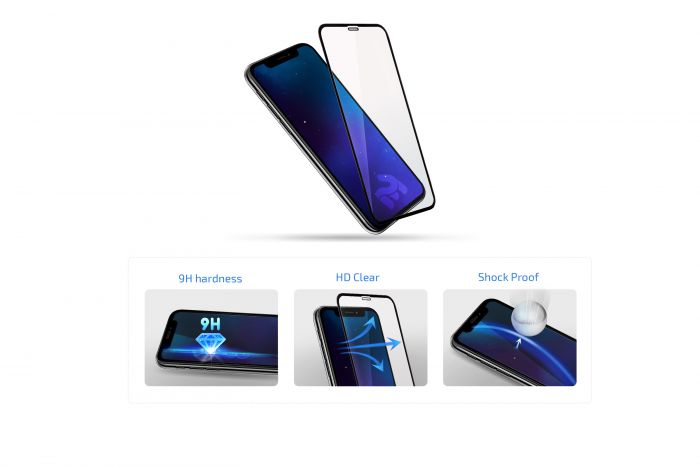 Захисне скло 2E для Samsung  Galaxy A72(A726), 2.5D FCFG,(1 Pack),Black border