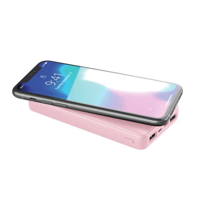 Портативний зарядний пристрій Trust Primo 15000 mAh Pink