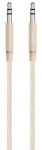 Кабель Belkin jack 3.5mm - jack 3.5mm Premium 1.2m, gold