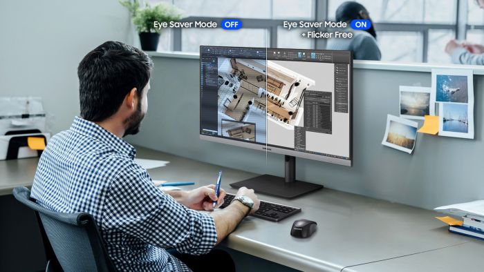 Монітор LCD 27" Samsung S27R650F D-Sub, HDMI, DP, USB, ІPS, 75Hz, Pivot