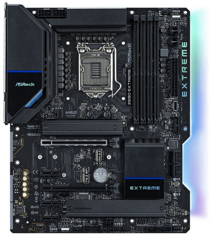 Материнcька плата ASRock Z590 EXTREME s1200 Z590 DP 4xDDR4 M.2 HDMI ATX