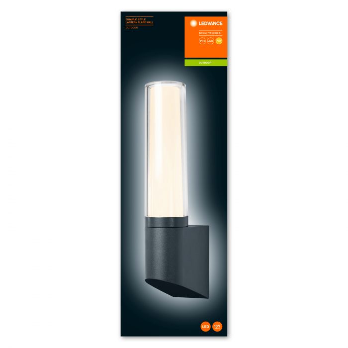 Фасадный світильник LEDVANCE ENDURA STYLE LANTERN FLARE WALL 7w (470Lm) 3000K