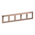 Valena LIFE Legrand рамка 5 постів мідь