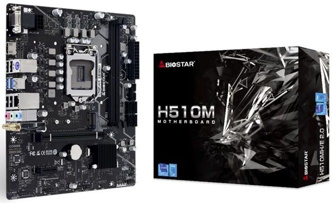 Материнська плата Biostar H510MH/E 2.0 s1200 H510 2xDDR4 HDMI VGA M.2 mATX